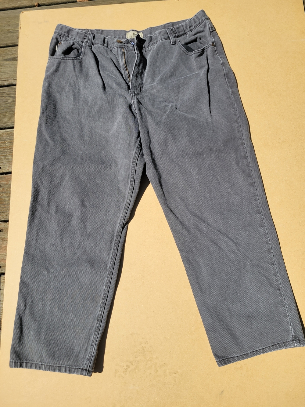 L.L. Bean Men's Double L Jeans in Faded Charcoal